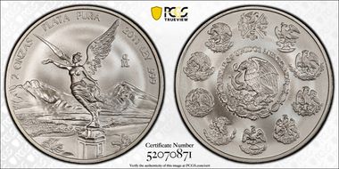 2011-Mo 2 Onza Libertad Ag MS69