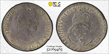 1695/4-B Ecu Gad-217 Flan réformé XF45