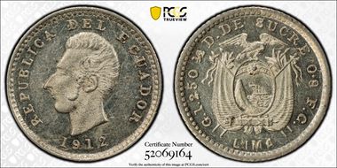 1912/05-L FG 1/2 Dec MS62