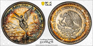 1998-Mo 1/20 oz Libertad Ag MS69