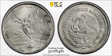 2000-Mo 1/20 oz Libertad Ag MS69