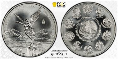 1998-Mo 2 Onza Libertad Ag MS65