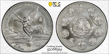 2001-Mo 2 Onza Libertad Ag MS67