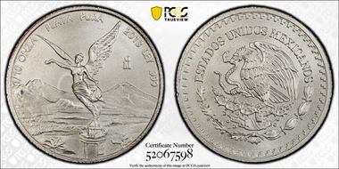 2013-Mo 1/10 oz Libertad Ag MS69