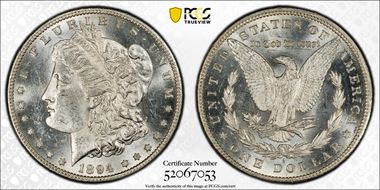 1894-S $1 MS62