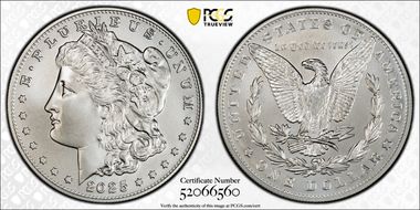 2025 $1 Morgan Dollar MS70