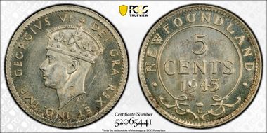 1943-C 5C MS64