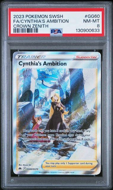 2023 Pokemon Crown Zenith CROWN ZENITH #GG60 Cynthia front