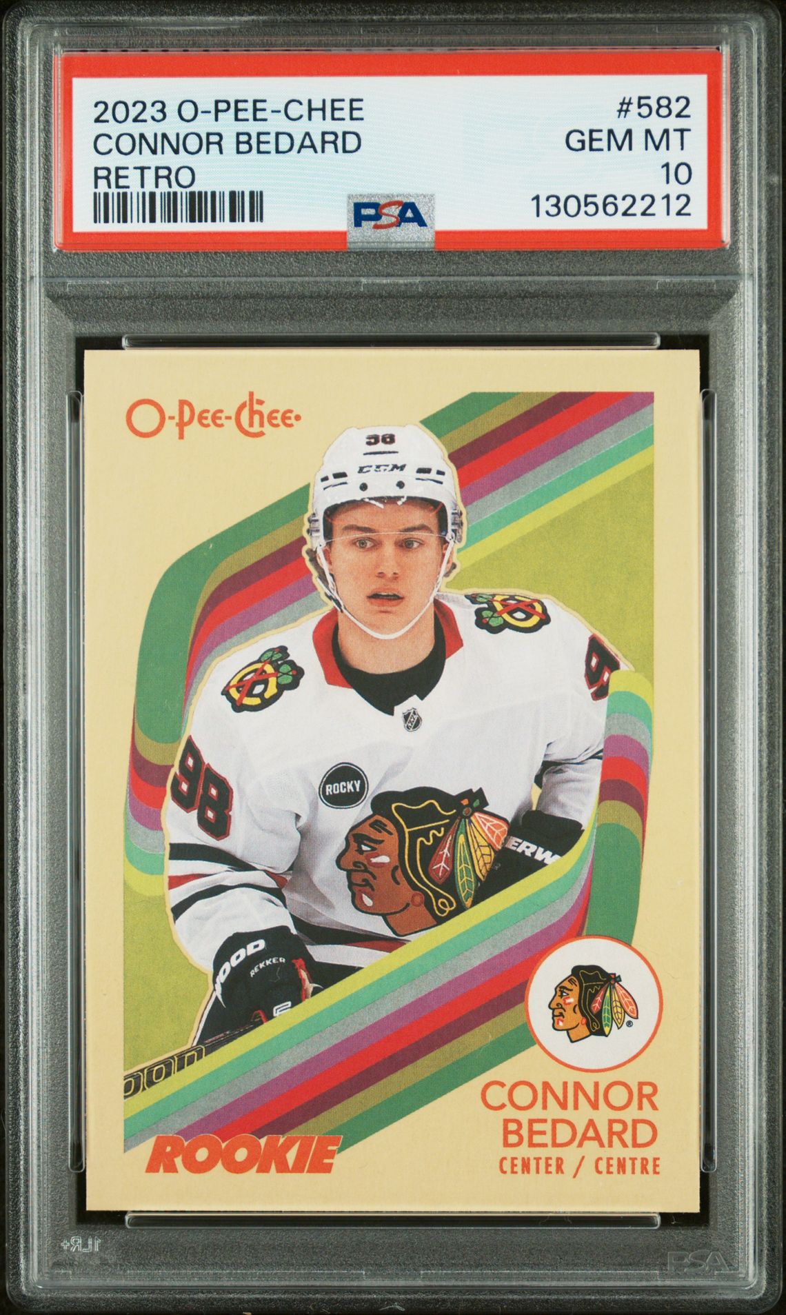 2023 Upper Deck UPPER DECK O-PEE-CHEE RETRO #582 Connor Bedard front