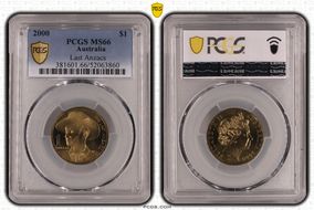 2000 $1 Last Anzacs MS66