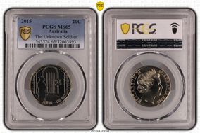 2015 20C The Unknown Soldier MS65