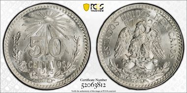 1943-M 50C MS68