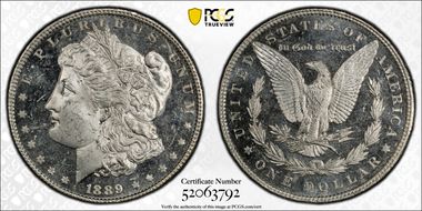 1889 $1 MS64DMPL