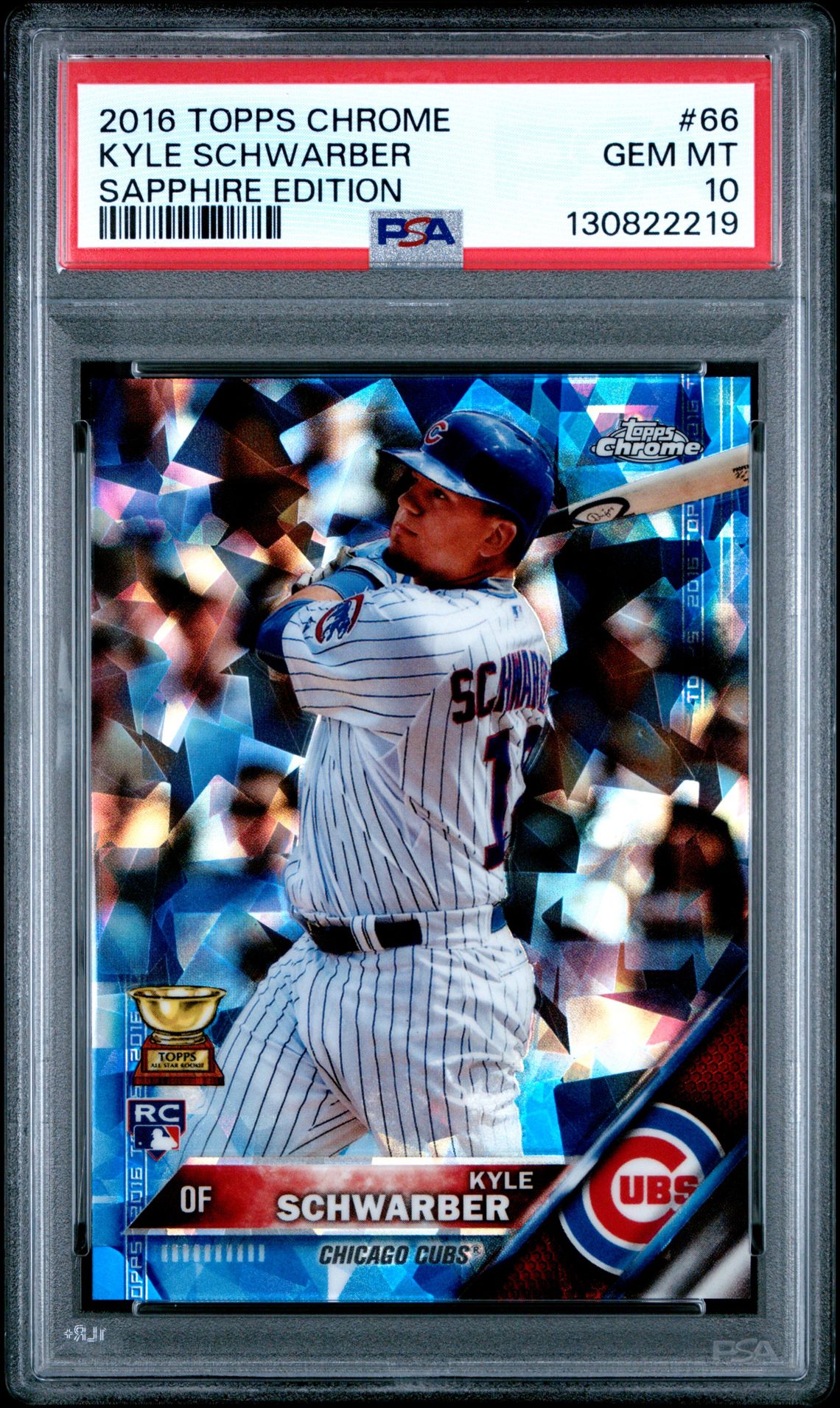 2016 Topps TOPPS CHROME SAPPHIRE EDITION #66 Kyle Schwarber front