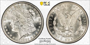 1882-CC $1 MS62