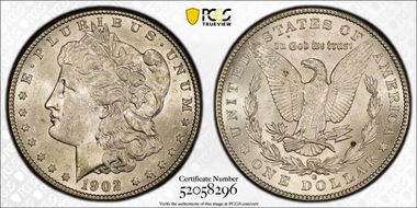 1902-O $1 MS62