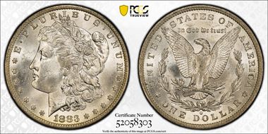 1883-O $1 MS63