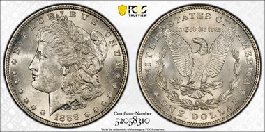1888 $1 MS62