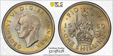 1950 Shil S-4109 Scottish Rev MS64