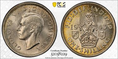 1943 Shil S-4083 Scottish Rev MS64