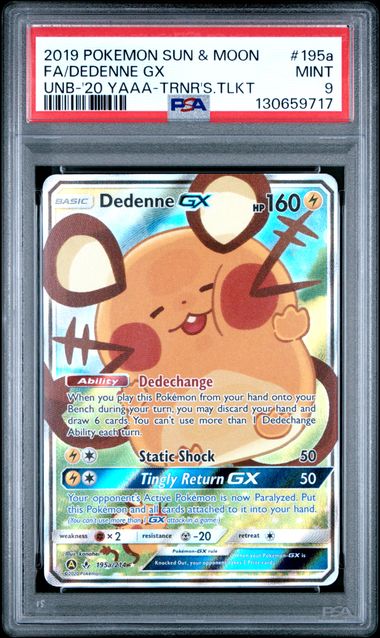 2019 Pokemon Unbroken Bonds Full Art #195A Bonds front