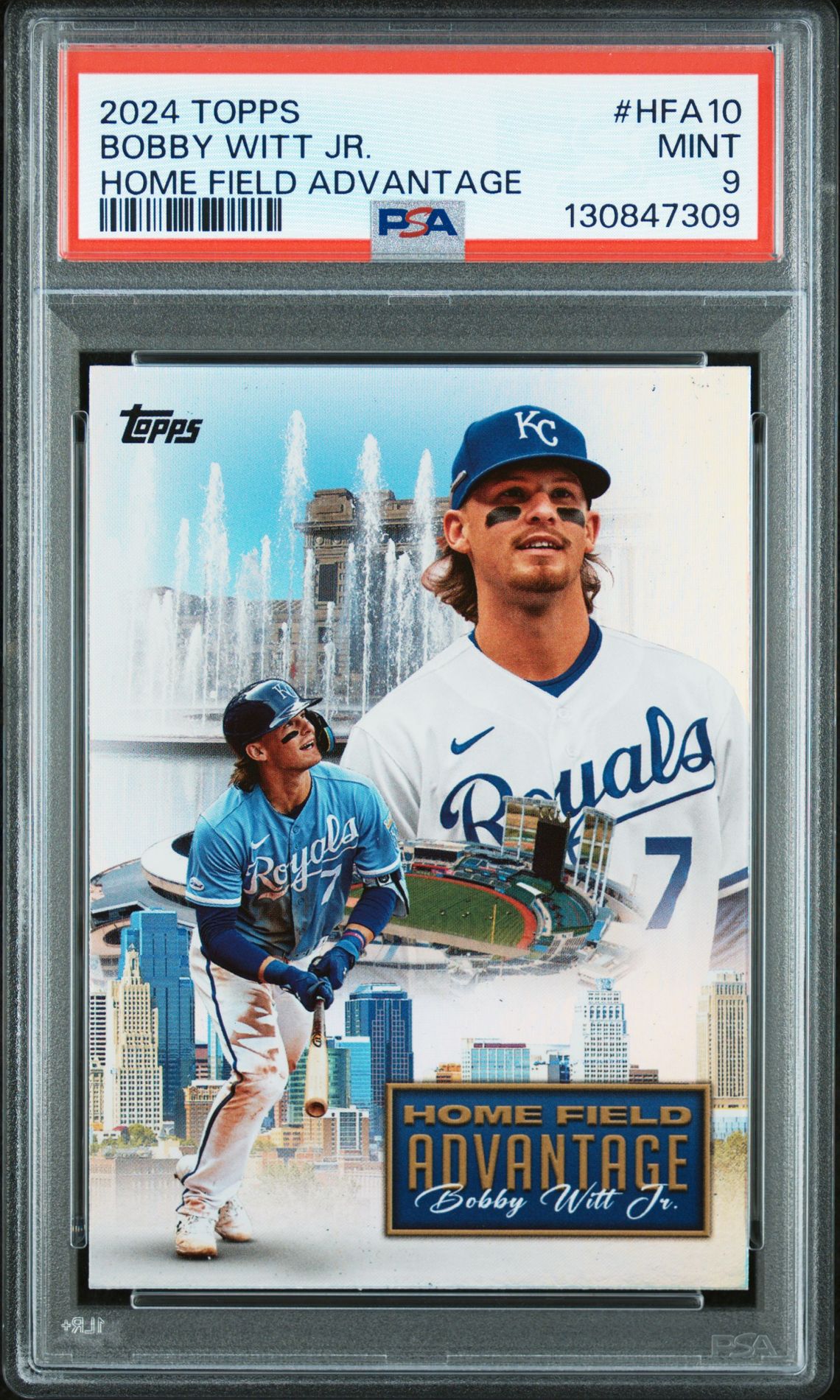 2024 Topps Topps Home Field Advantage #HFA10 Bobby Witt Jr. front