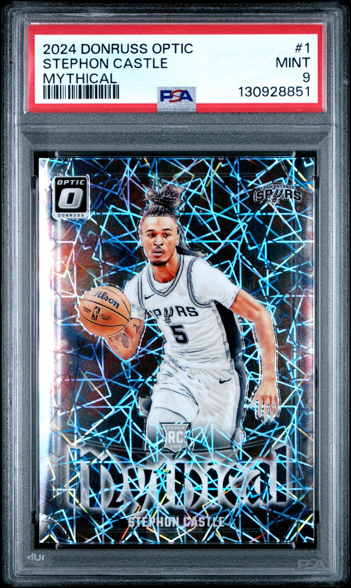 2024 Panini Donruss Optic Mythical Stephon Castle #1 Mint 9 front