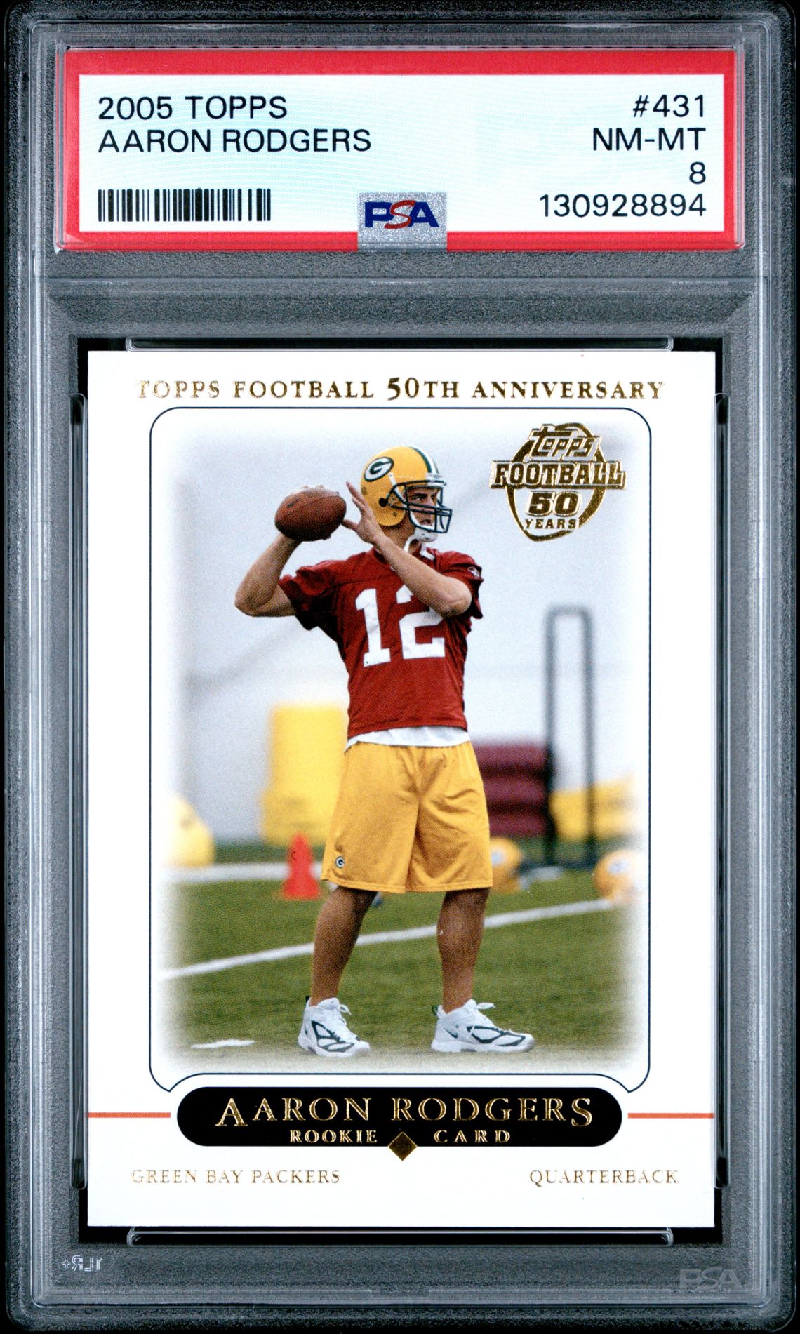 2005 Topps Aaron Rodgers #431 Nm-Mt 8 front