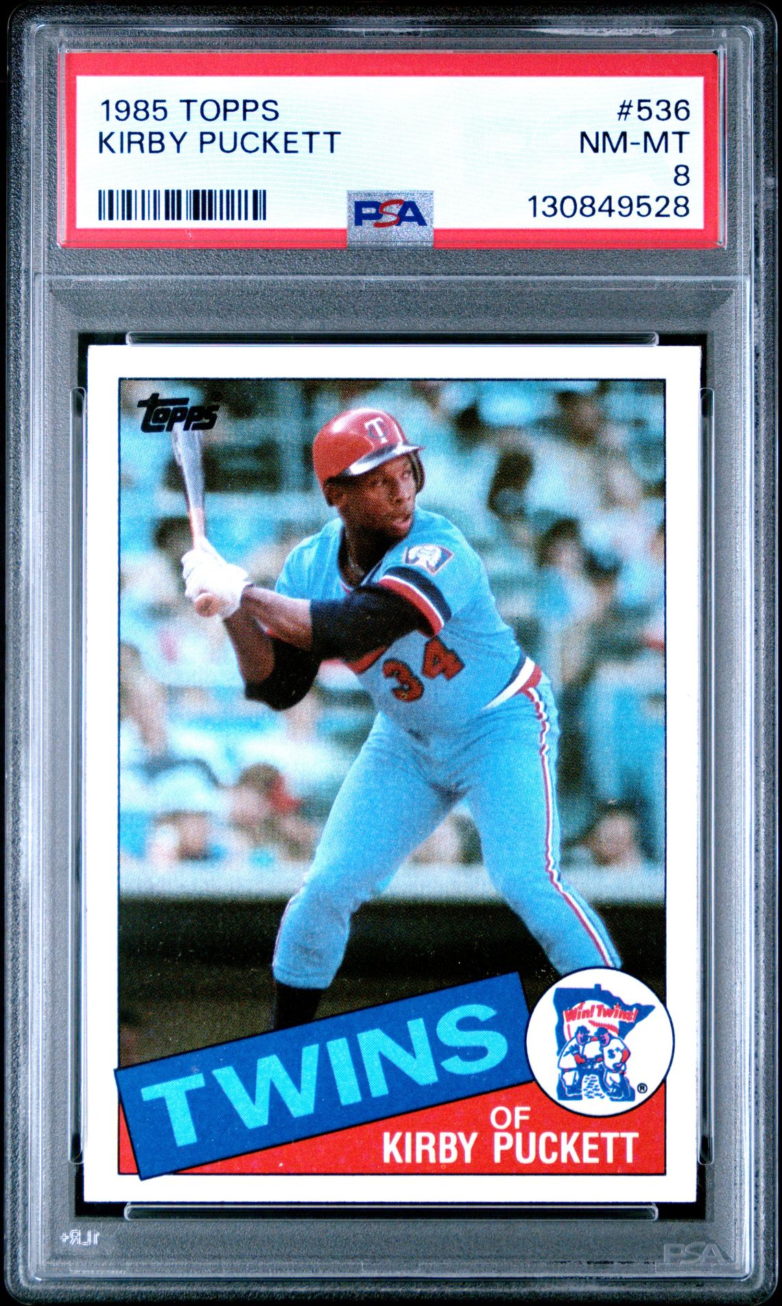 1985 Topps Kirby Puckett #536 Nm-Mt 8 front