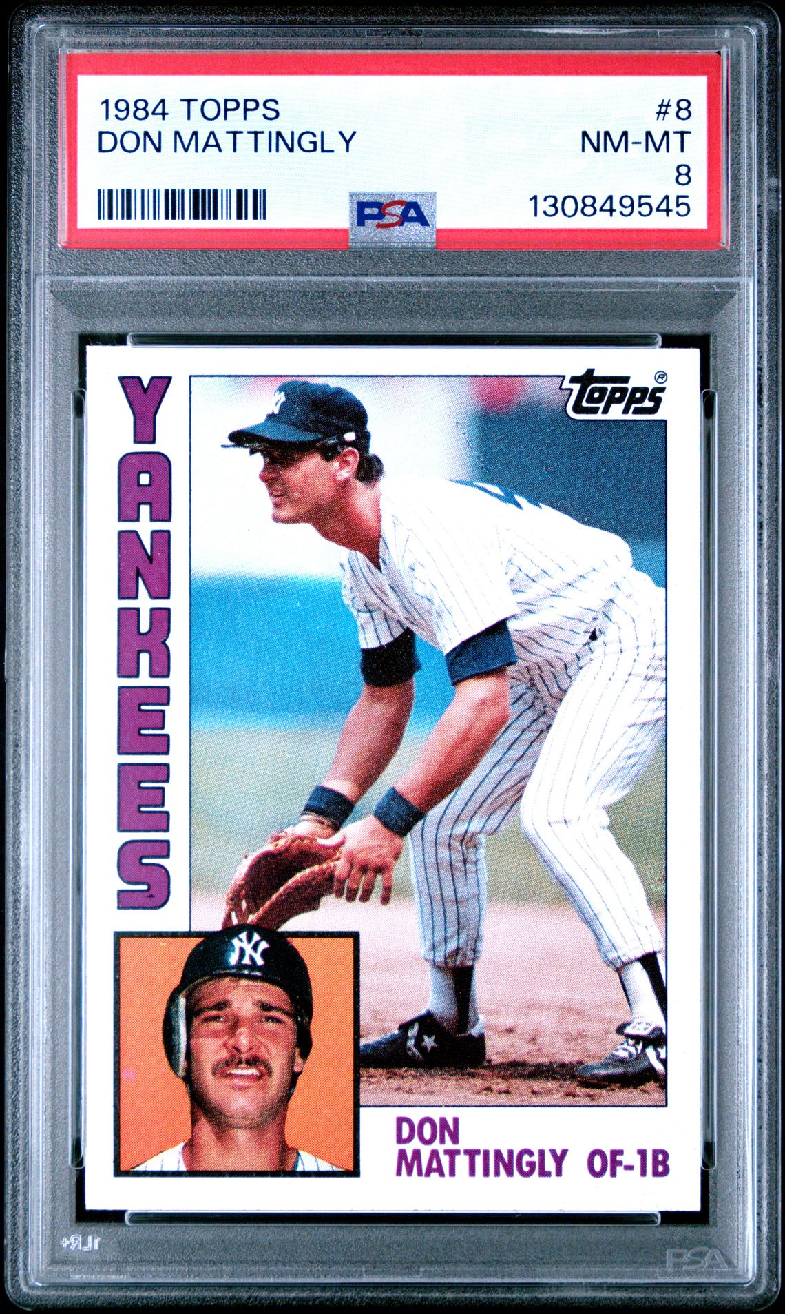 1984 Topps Don Mattingly #8 Nm-Mt 8 front