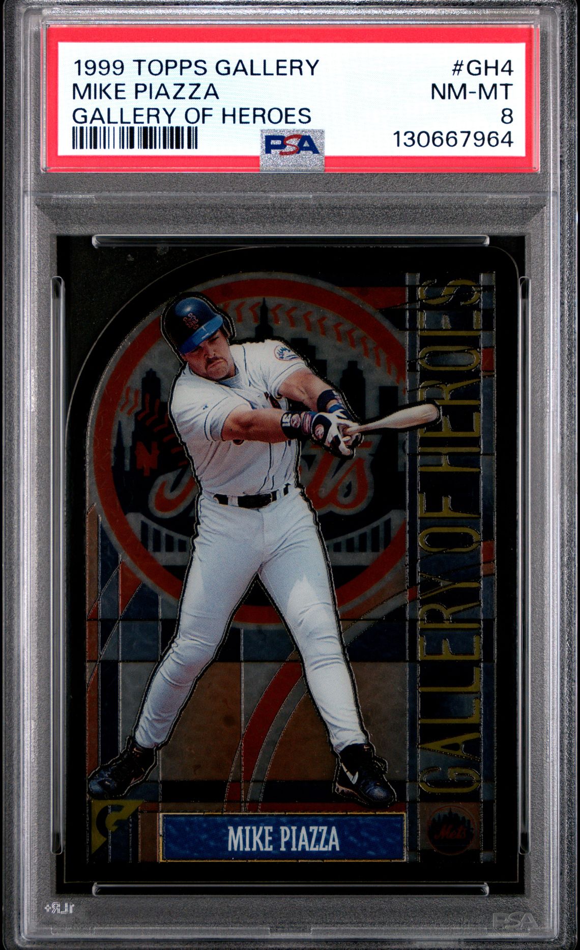 1999 Topps TOPPS GALLERY GALLERY OF HEROES #GH4 Mike Piazza front