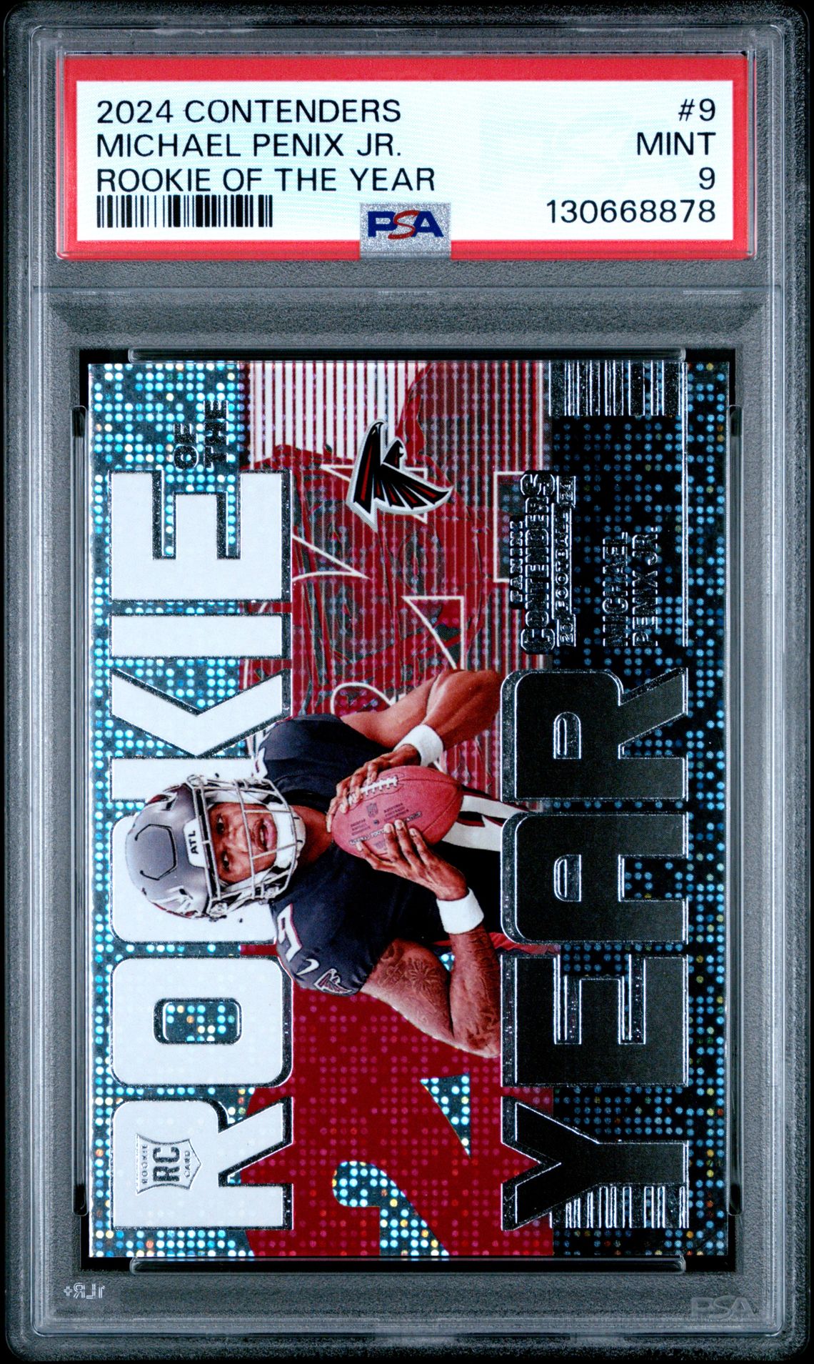 2024 Panini Contenders Rookie Of The Year Contenders Michael Penix Jr. #9 Mint 9 front