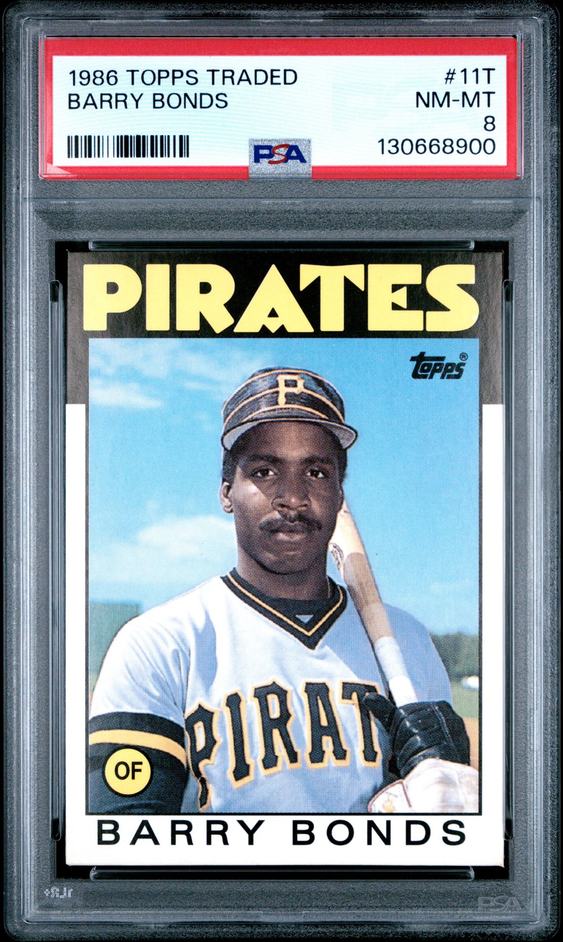 1986 Topps Traded Barry Bonds #11T Nm-Mt 8 front
