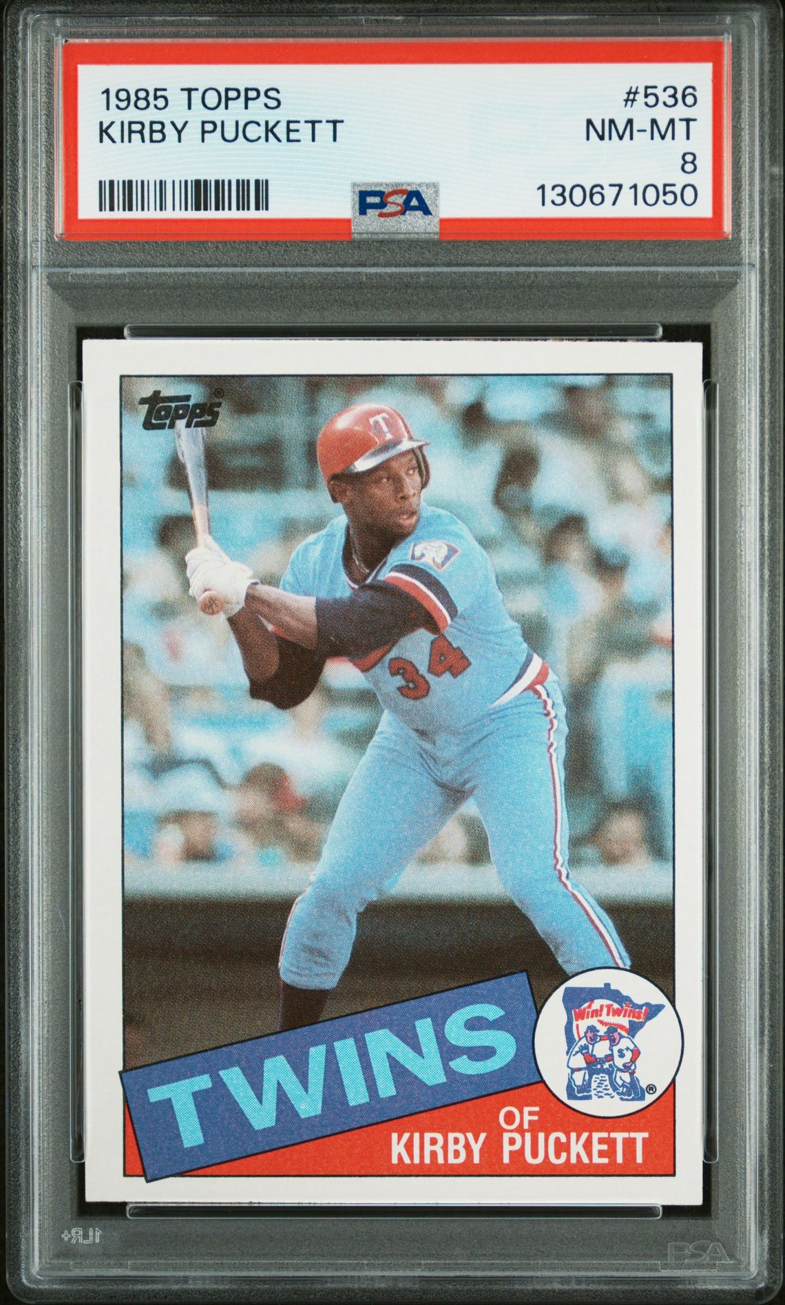 1985 Topps Kirby Puckett #536 Nm-Mt 8 front