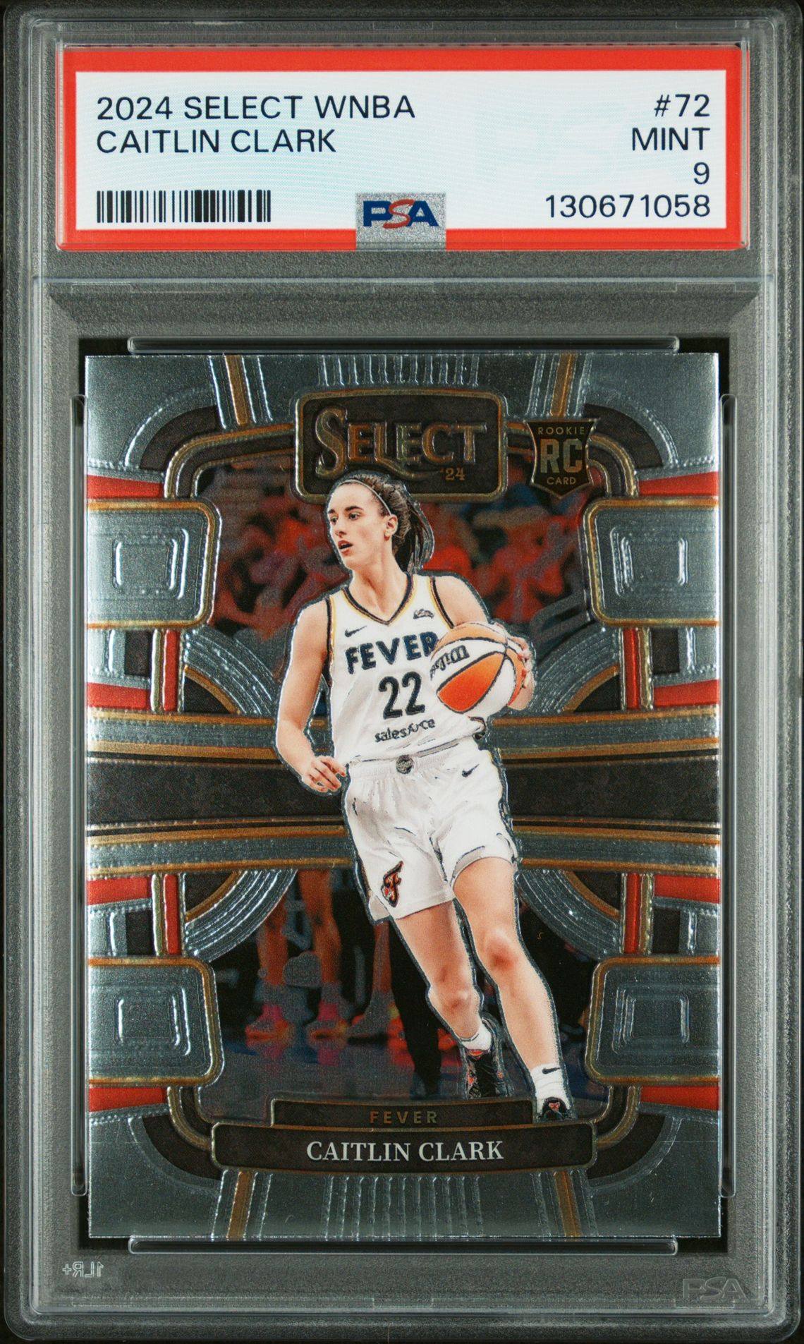 2024 Panini Select Wnba Caitlin Clark #72 Mint 9 front
