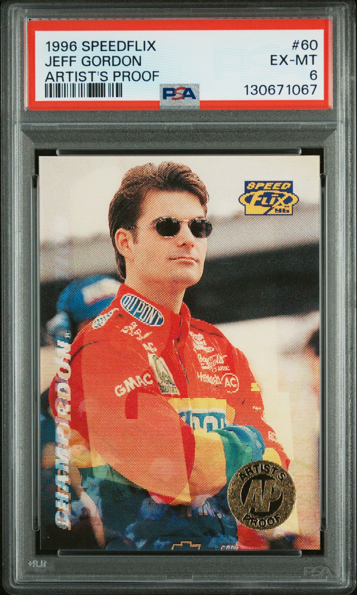 1996 Speedflix Jeff Gordon #60 (Artist's Proof) Ex-Mt 6 front