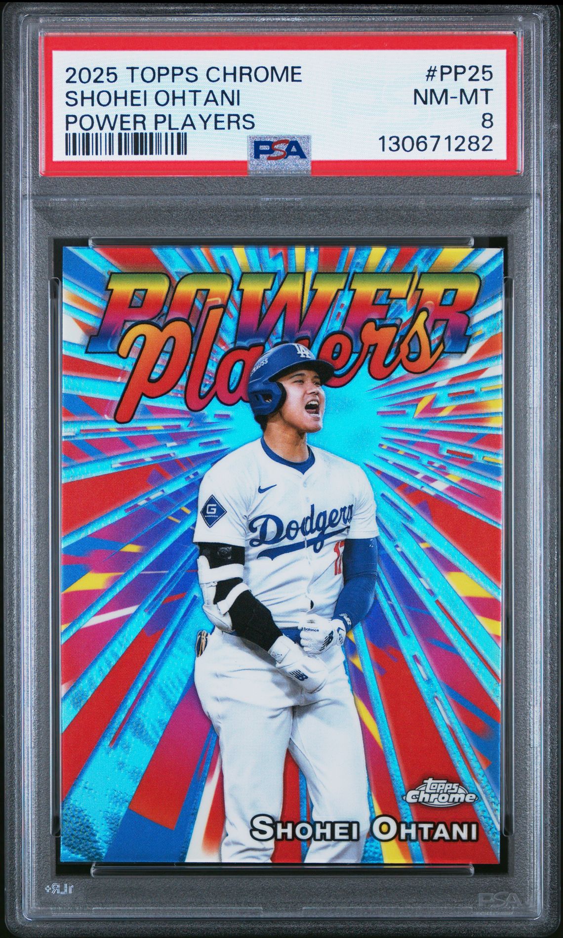 2025 Topps Chrome Power Players Shohei Ohtani #Pp25 Nm-Mt 8 front