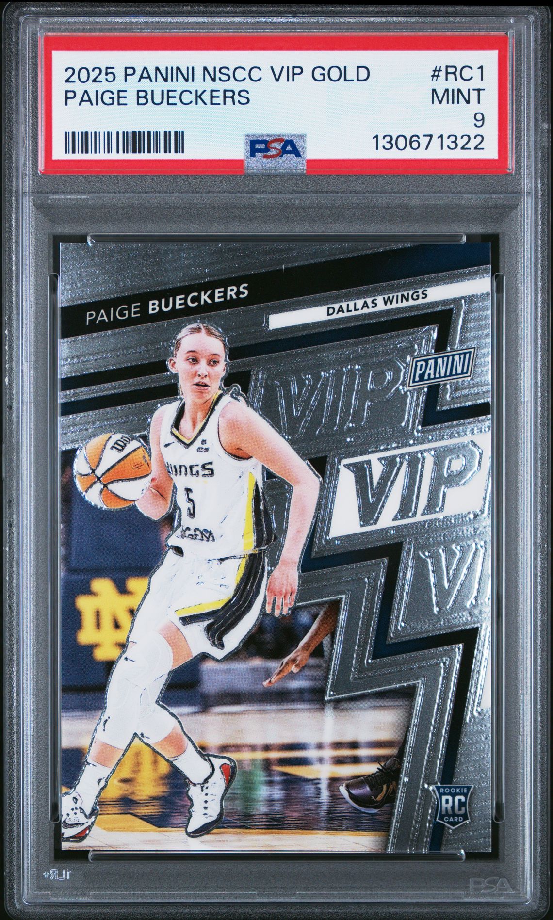 2025 Panini National Sports Collectors Convention Vip Gold Paige Bueckers #Rc1 Mint 9 front