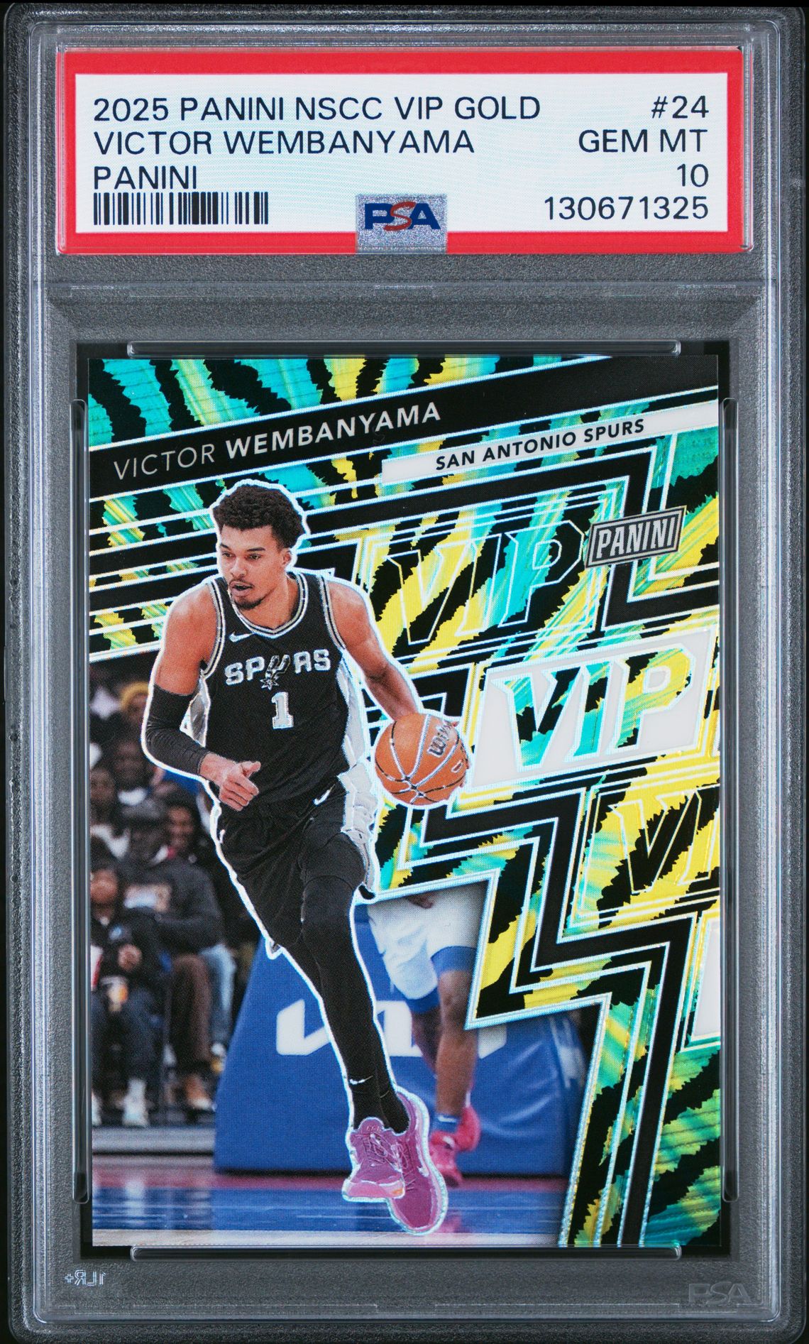 2025 Panini National Sports Collectors Convention Vip Gold Victor Wembanyama #24 (Panini) Gem Mt 10 front