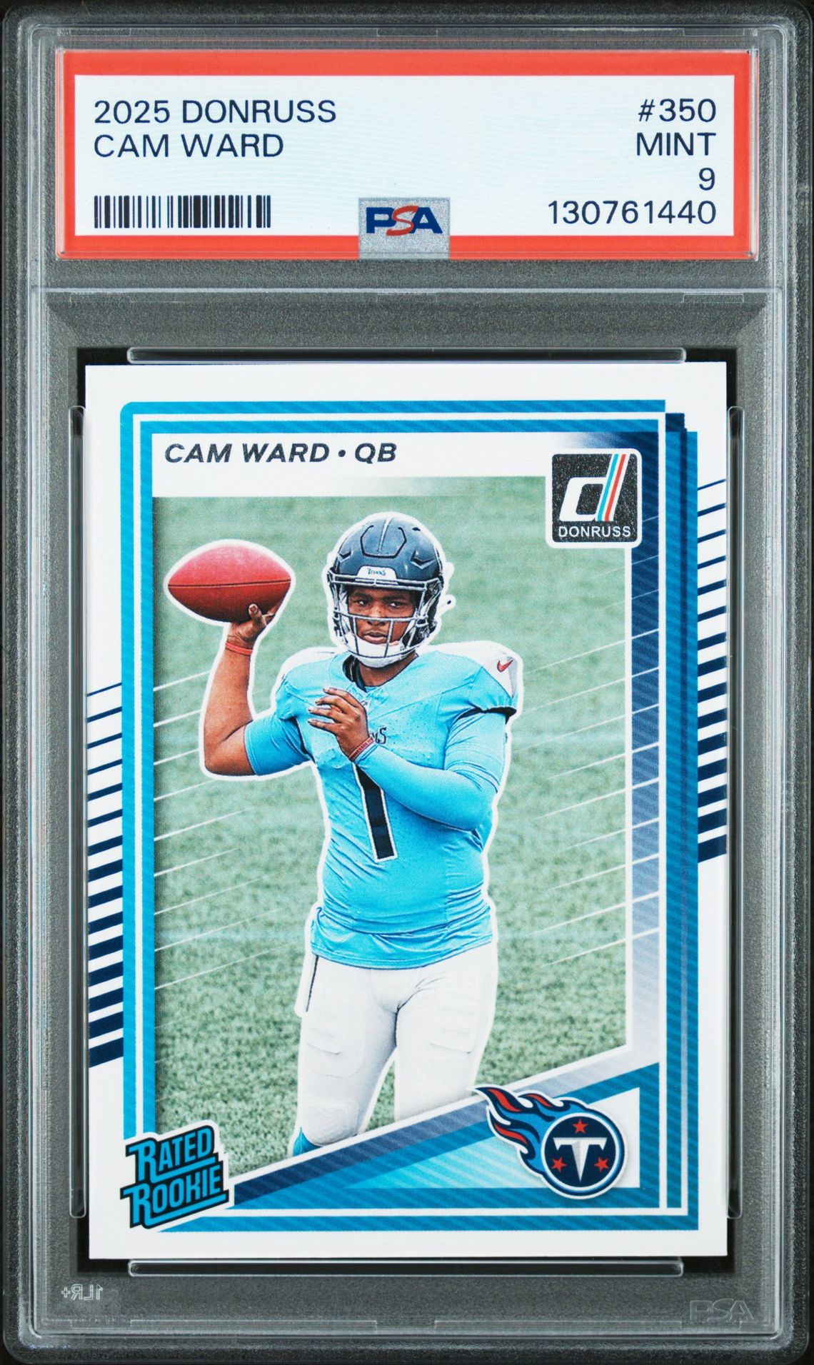 2025 Panini Donruss Cam Ward #350 Mint 9 front