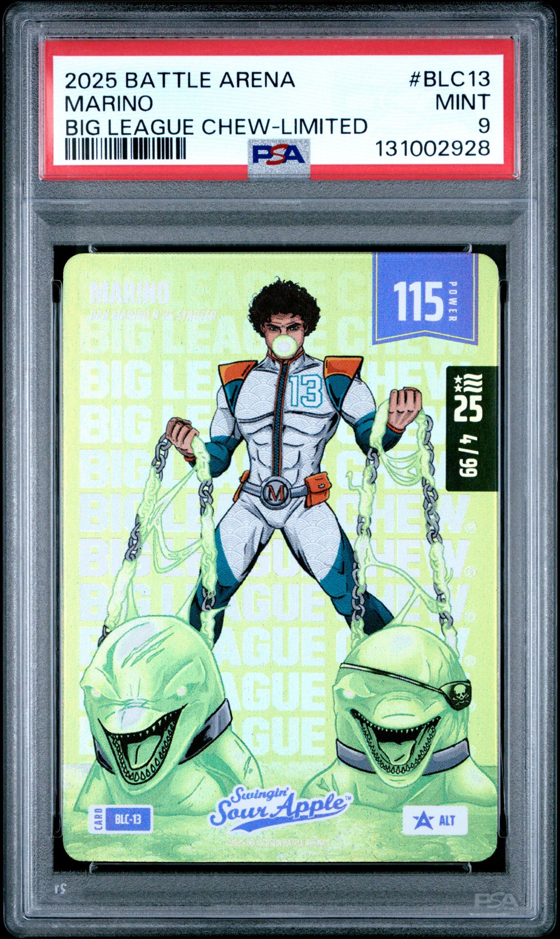 2025 Bo Jackson Battle Arena Big League Chew Marino #Blc13 (Big League Chew-Limited) Mint 9 front