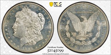 1896-S $1 MS61PL