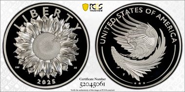 2025-P Medal American Liberty First Strike PR69DCAM