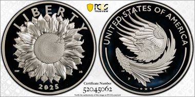 2025-P Medal American Liberty First Strike PR69DCAM