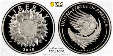 2025-P Medal American Liberty First Strike PR69DCAM