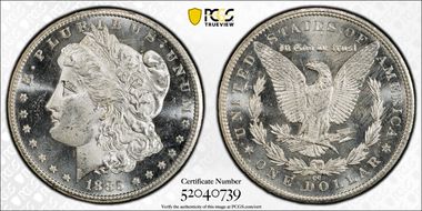1885-CC $1 MS65PL