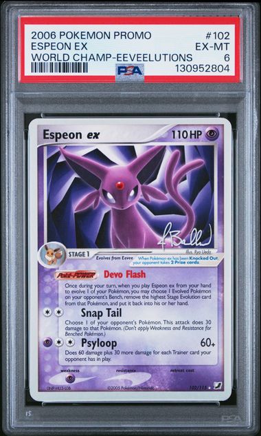 2006 Pokemon #102 Espeon front