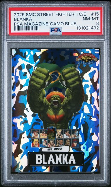 2025 Blue #15 Camo Pattern Blanka front