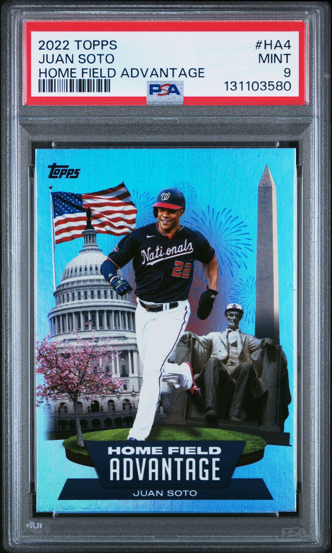 2022 Topps Home Field Advantage Juan Soto #Ha4 (Home Field Advantage) Mint 9 front