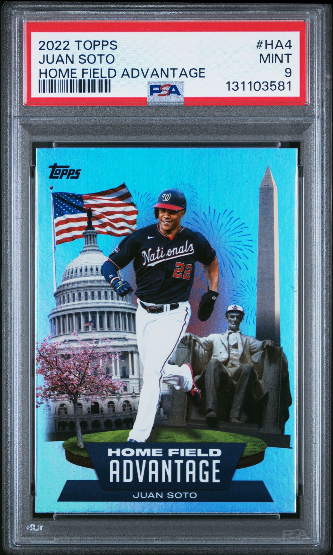 2022 Topps Home Field Advantage Juan Soto #Ha4 (Home Field Advantage) Mint 9 front
